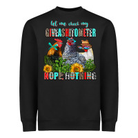 Black let me check my giveashitometer nope nothing Heavyweight Sweatshirt - AdoDesignShop