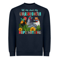 Navy let me check my giveashitometer nope nothing Heavyweight Sweatshirt - AdoDesignShop
