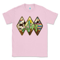 Bubblegum Pink cactus serape cowhide Classic Tee - JahusDesignShop