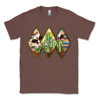 Chestnut cactus serape cowhide Classic Tee - JahusDesignShop