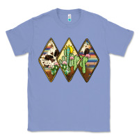 Colony Blue cactus serape cowhide Classic Tee - JahusDesignShop
