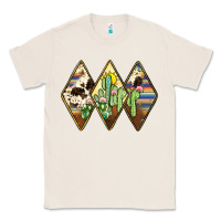 Natural cactus serape cowhide Classic Tee - JahusDesignShop