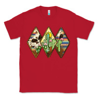 Red cactus serape cowhide Classic Tee - JahusDesignShop