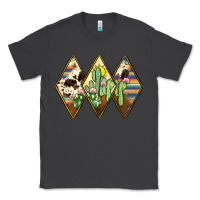 Smoke cactus serape cowhide Classic Tee - JahusDesignShop