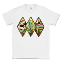 White cactus serape cowhide Classic Tee - JahusDesignShop