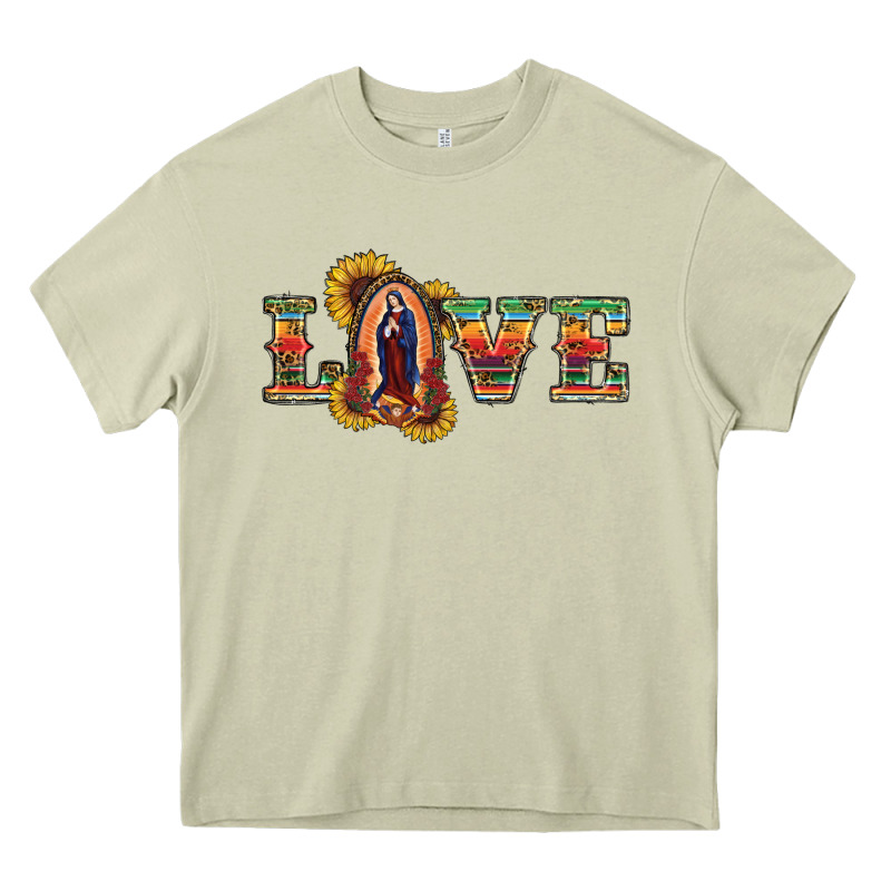 Love Lady Of Guadalupe Heavy Core Tee by RanaPortraitStore | Teevron