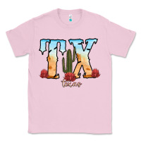 Bubblegum Pink texas cactus Classic Tee - RanaPortraitStore