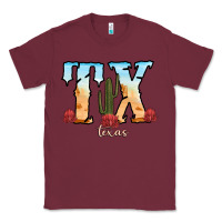 Burgundy texas cactus Classic Tee - RanaPortraitStore