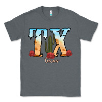 Charcoal Heather texas cactus Classic Tee - RanaPortraitStore