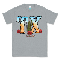 Heather Grey texas cactus Classic Tee - RanaPortraitStore