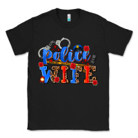 Black police wife Classic Tee - AdoDesignShop