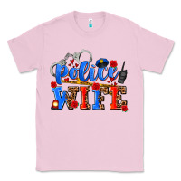 Bubblegum Pink police wife Classic Tee - AdoDesignShop