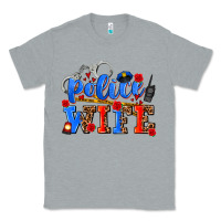 Heather Grey police wife Classic Tee - AdoDesignShop