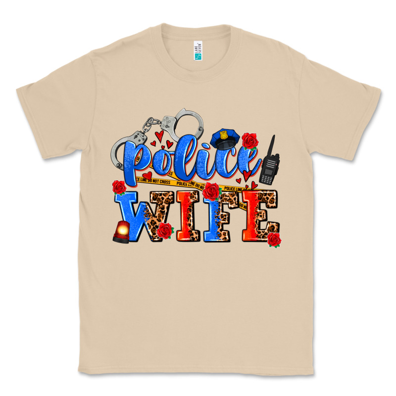 Police Wife Classic Tee by AdoDesignShop | Teevron