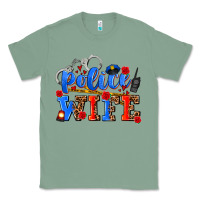 Sage police wife Classic Tee - AdoDesignShop