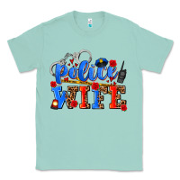 Seafoam police wife Classic Tee - AdoDesignShop