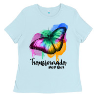 Baby Blue transformada por dios Ladies Tee - JahusDesignShop
