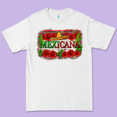 Mexicana Premium Tee Designed By Zillion Design Studio