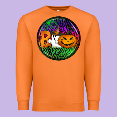 Halloween Round Earrings 3 Premium Sweatshirt Designed By Bundleandbundleshop