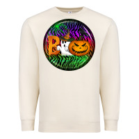 Sandshell halloween round earrings 3 Premium Sweatshirt - BundleAndBundleShop