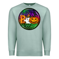 Seafoam halloween round earrings 3 Premium Sweatshirt - BundleAndBundleShop