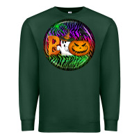 Sports Green halloween round earrings 3 Premium Sweatshirt - BundleAndBundleShop