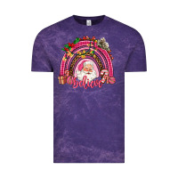 Cloud Purple pink christmas believe  rainbow Vintage Tee - AdoDesignShop