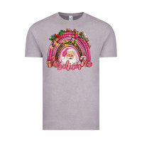 Vintage Zinc pink christmas believe  rainbow Vintage Tee - AdoDesignShop