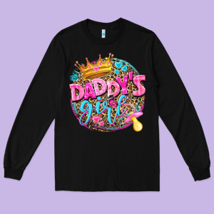 Daddys Girl Long Sleeve Tee Designed By Nancycooperartshop