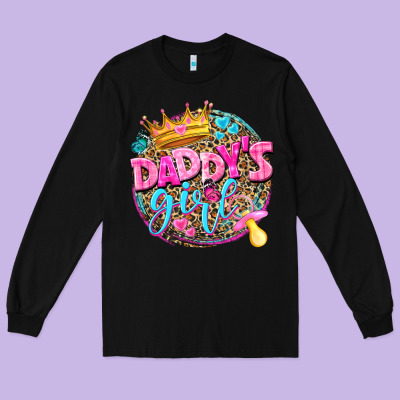 Daddys Girl Long Sleeve Tee Designed By Nancycooperartshop