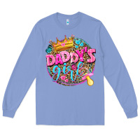 Colony Blue daddys girl Long Sleeve Tee - NancyCooperArtShop