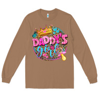 Toasted Coconut daddys girl Long Sleeve Tee - NancyCooperArtShop