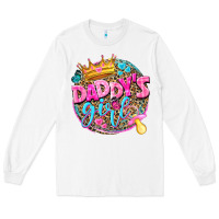 White daddys girl Long Sleeve Tee - NancyCooperArtShop