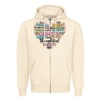 Sandshell kindness heart Zipper Hoodie - MaliasSmallBusiness