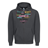 Smoke kindness heart Zipper Hoodie - MaliasSmallBusiness
