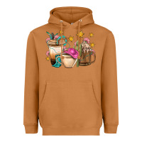 Meerkat Western Cowgirl Coffee Cup Bbs Heavyweight Hoodie - BundleAndBundleShop