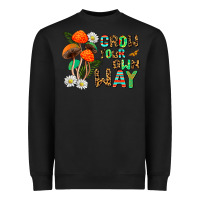 Black grow your own way Heavyweight Sweatshirt - AdoDesignShop