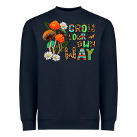Navy grow your own way Heavyweight Sweatshirt - AdoDesignShop
