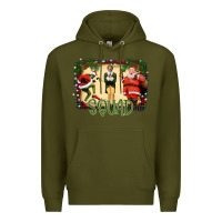 Army Green christmas friends squad Premium Hoodie - Bettercallsaul
