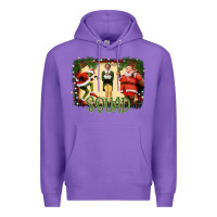 Purple christmas friends squad Premium Hoodie - Bettercallsaul