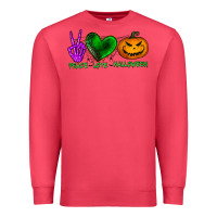 Cardinal peace love halloween Premium Sweatshirt - BundleAndBundleShop