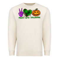 Sandshell peace love halloween Premium Sweatshirt - BundleAndBundleShop