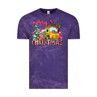 Cloud Purple merry christmas Vintage Tee - AdoDesignShop