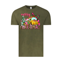 Vintage Olive merry christmas Vintage Tee - AdoDesignShop