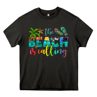 Asphalt the beach is calling Heavy Core Tee - Artiststas