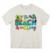 Cream the beach is calling Heavy Core Tee - Artiststas