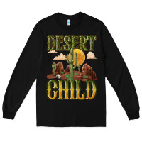 Black desert child cactus Long Sleeve Tee - NancyCooperArtShop