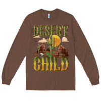 Chestnut desert child cactus Long Sleeve Tee - NancyCooperArtShop
