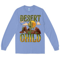 Colony Blue desert child cactus Long Sleeve Tee - NancyCooperArtShop