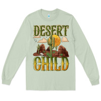 Matcha desert child cactus Long Sleeve Tee - NancyCooperArtShop